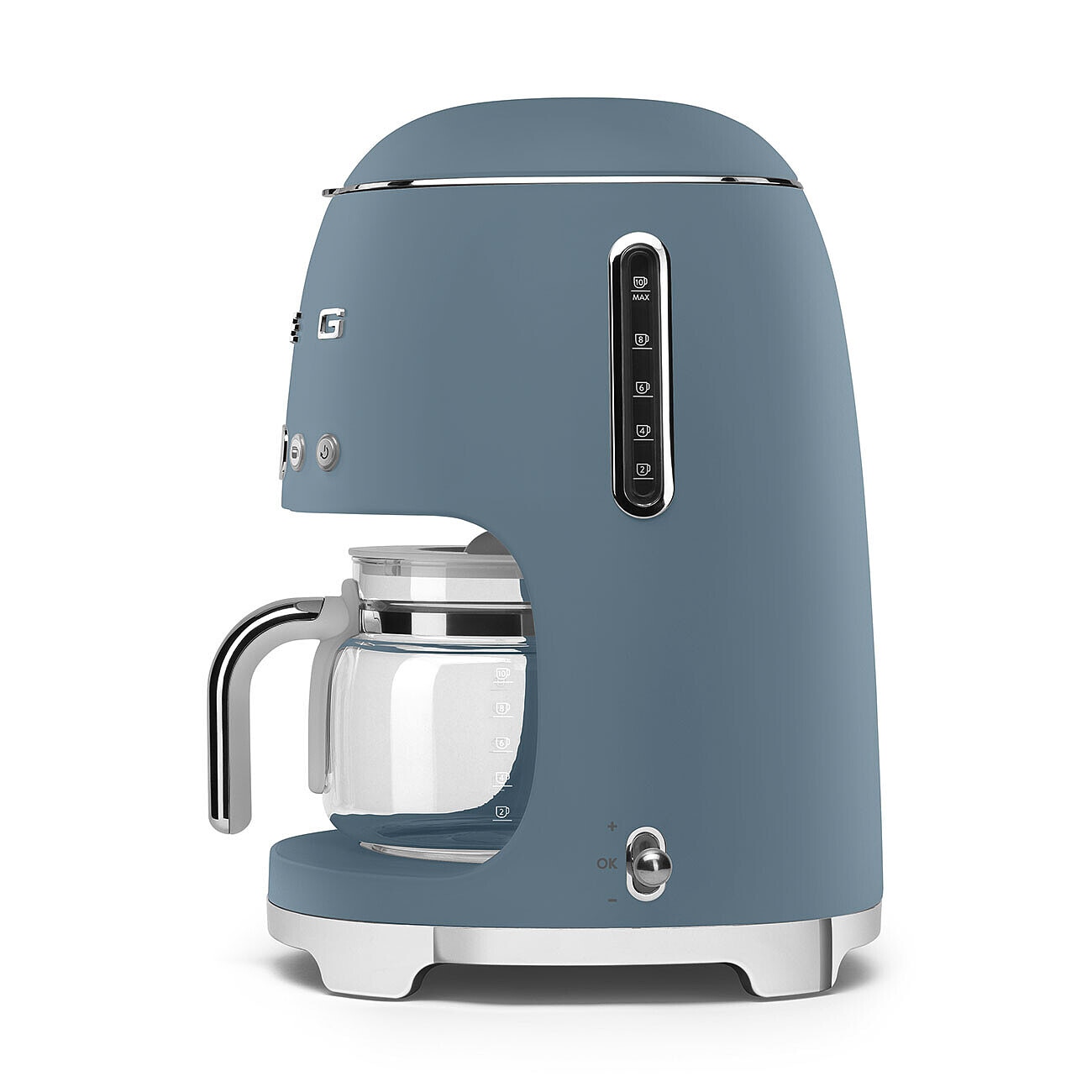 Cafetera de goteo Smeg DCF02RDEU con capacidad para 10 tazas - Azul Azul-2
