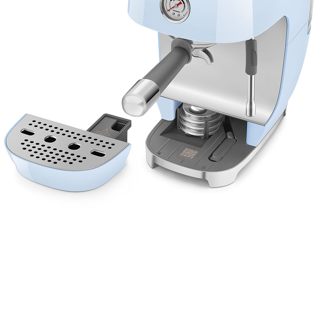 Cafetera espresso Cold Brew manual Smeg 50'Style ECF03 - Azul Azul-4