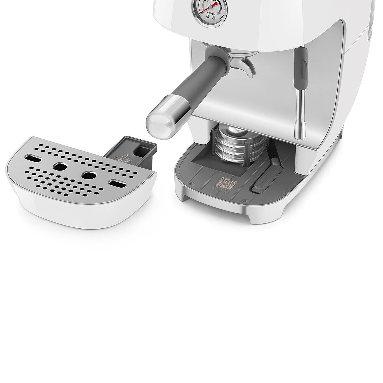 Cafetera espresso Cold Brew manual Smeg 50'Style ECF03 - Blanco Blanco-4