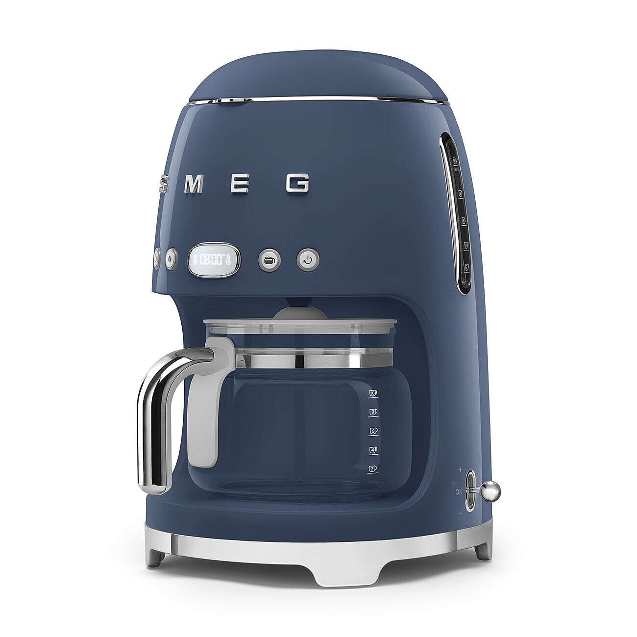 Imagen 3 de Cafetera de goteo Smeg DCF02RDEU con capacidad para 10 tazas - Azul oscuro Azul oscuro