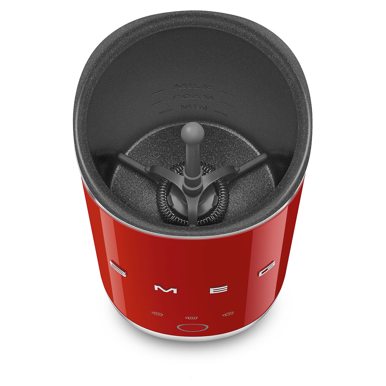 Espumador de leche mini Smeg 50'Style MFF02 - Rojo Rojo-4