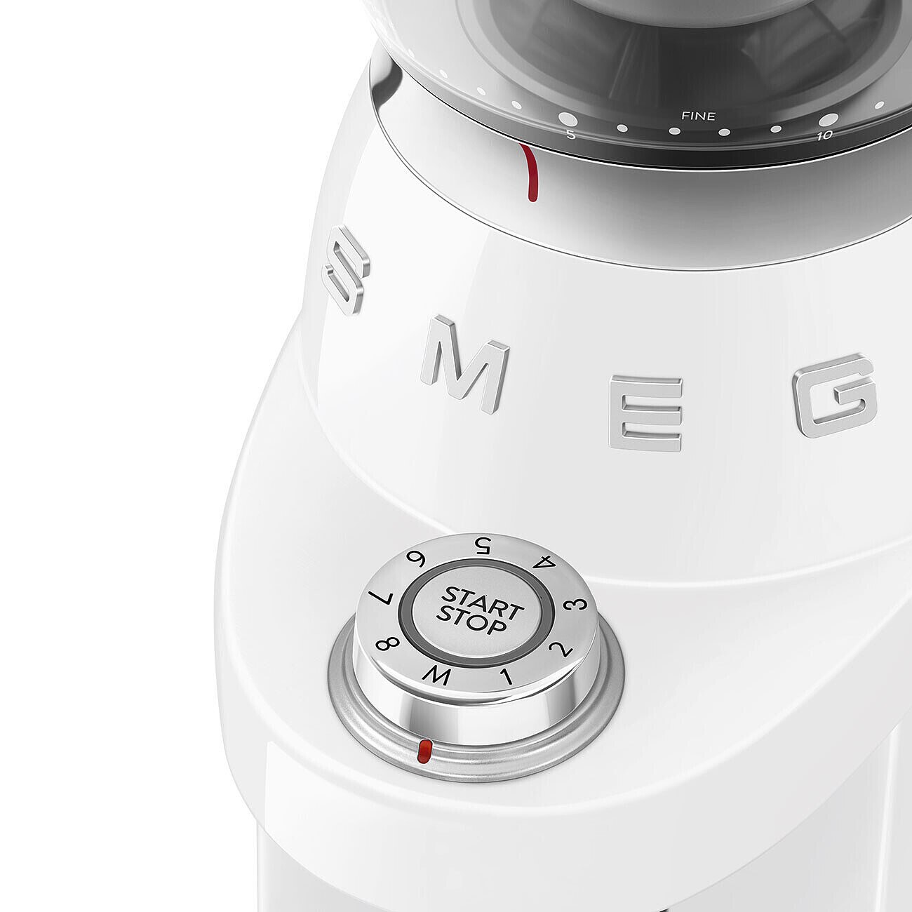 Molinillo de café Smeg 50'Style CGF03 - Blanco Blanco-4