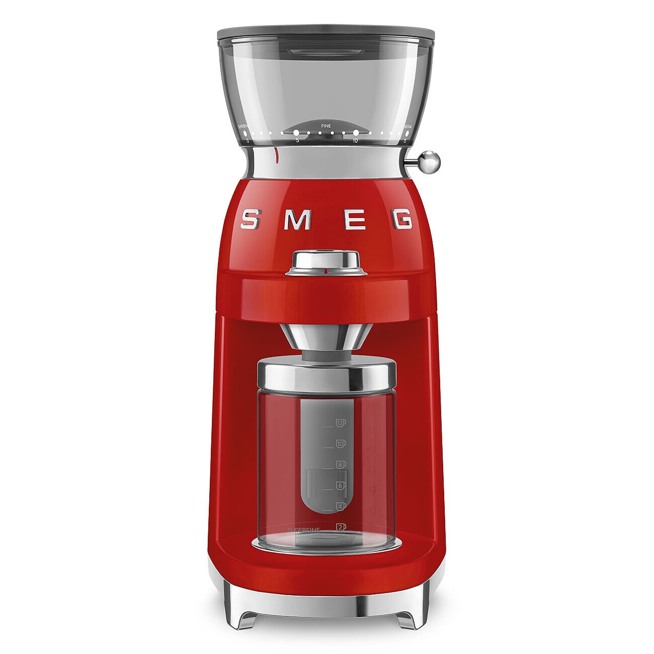 Molinillo de café Smeg 50'Style CGF03 - Rojo Rojo-1