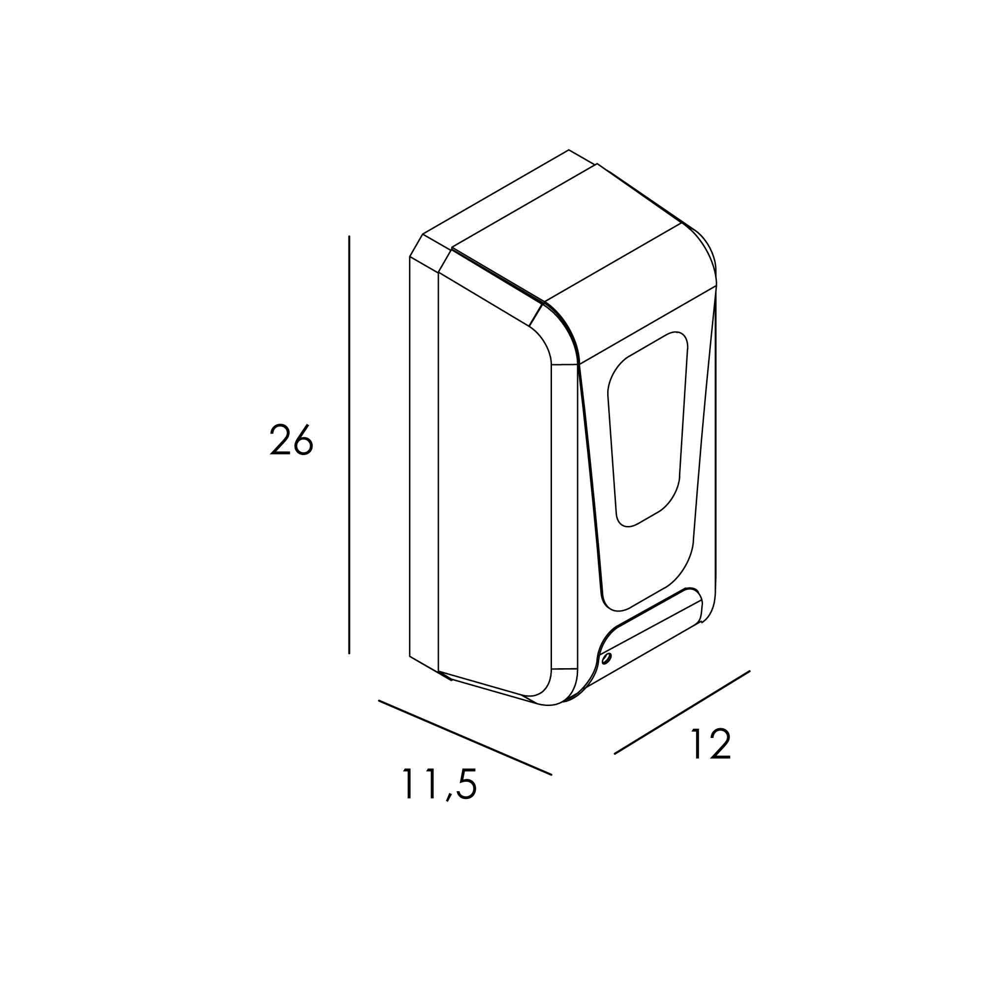 Imagen 3 de Dosificador de gel de pared automático Manillons Torrent - Blanco Blanco
