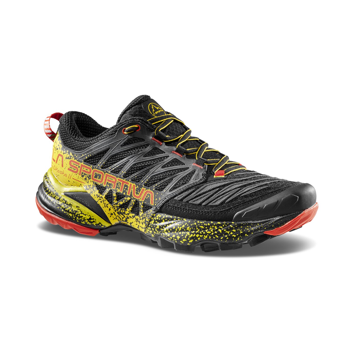 Imagen 3 de Zapatillas de Trail Running de hombre Akasha II La Sportiva - Negro / Amarillo Negro / Amarillo