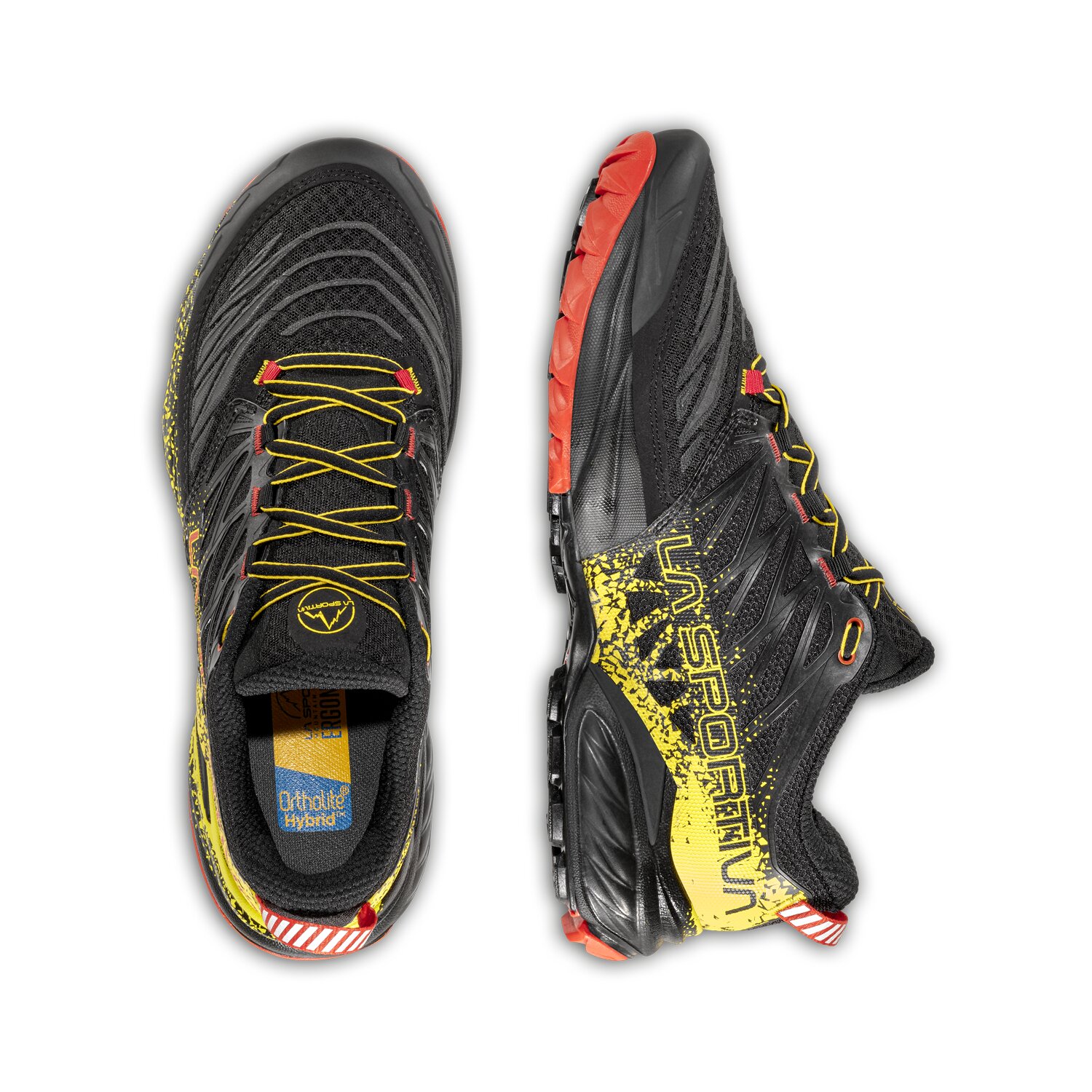 Imagen 4 de Zapatillas de Trail Running de hombre Akasha II La Sportiva - Negro / Amarillo Negro / Amarillo