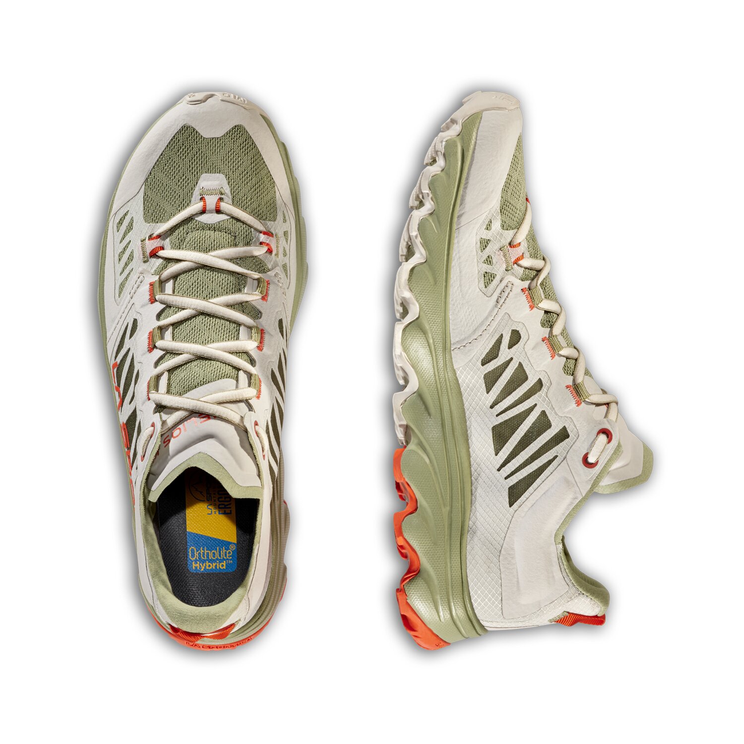 Zapatillas de Trail Running de mujer Helios III La Sportiva - Verde militar Verde militar-4