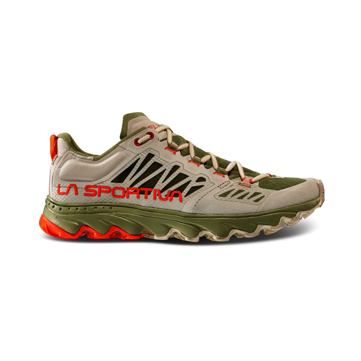 Zapatillas de Trail Running de mujer Helios III La Sportiva - Blanco / Verde Blanco / Verde-1
