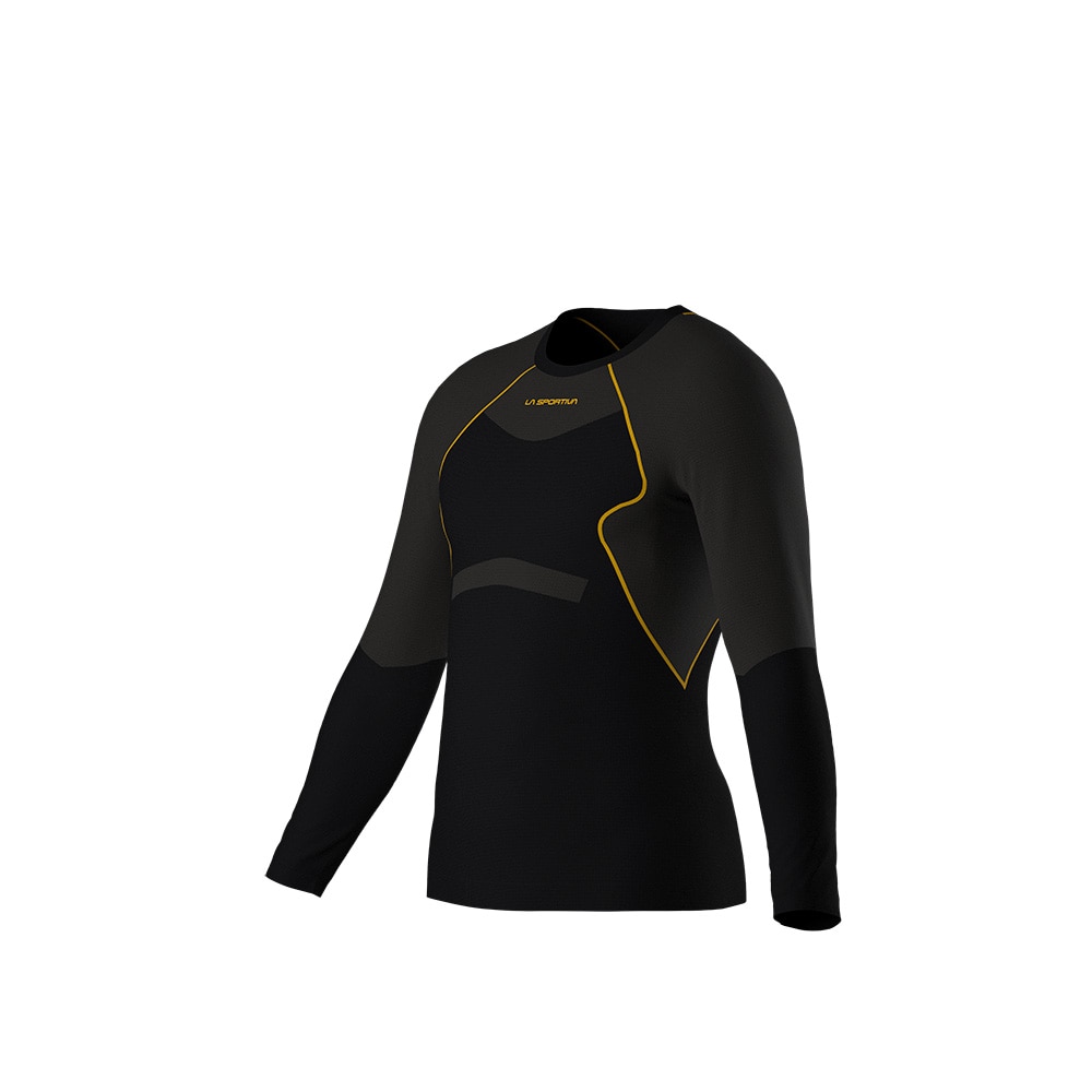 Imagen 0 de Camiseta de Hombre Wool40 Aero Longsleeve M de LA SPORTIVA Amarillo