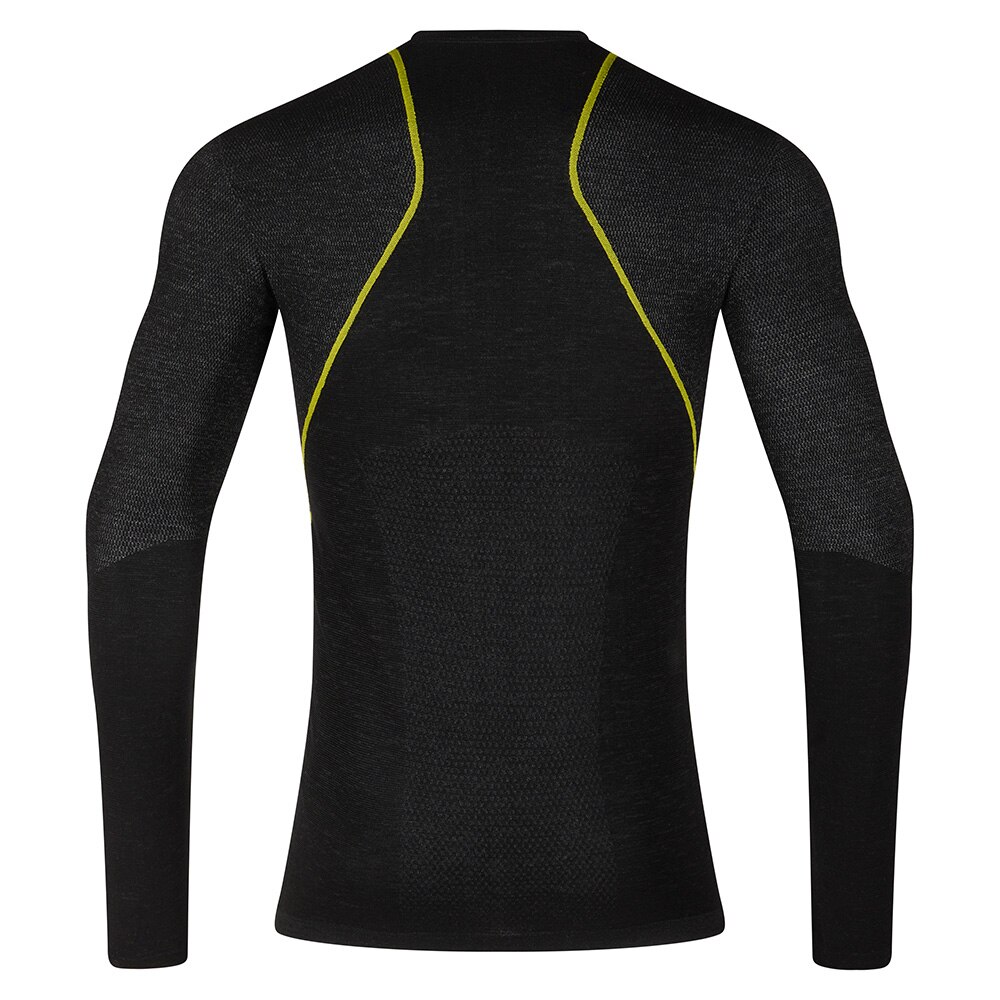 Camiseta de Hombre Wool40 Aero Longsleeve M de LA SPORTIVA - Amarillo Amarillo-2