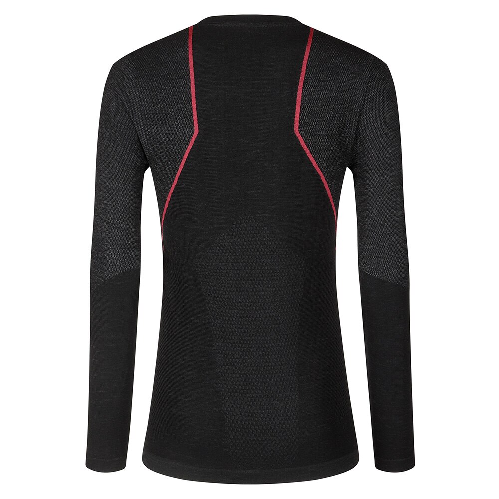 Camiseta de Mujer Wool40 Aero Longsleeve W de LA SPORTIVA - Gris oscuro Gris oscuro-2