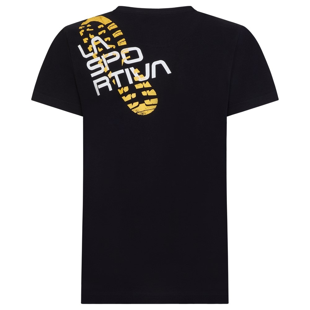 Camiseta de escalada unisex Footstep Tee Black La Sportiva - Negro Negro-2