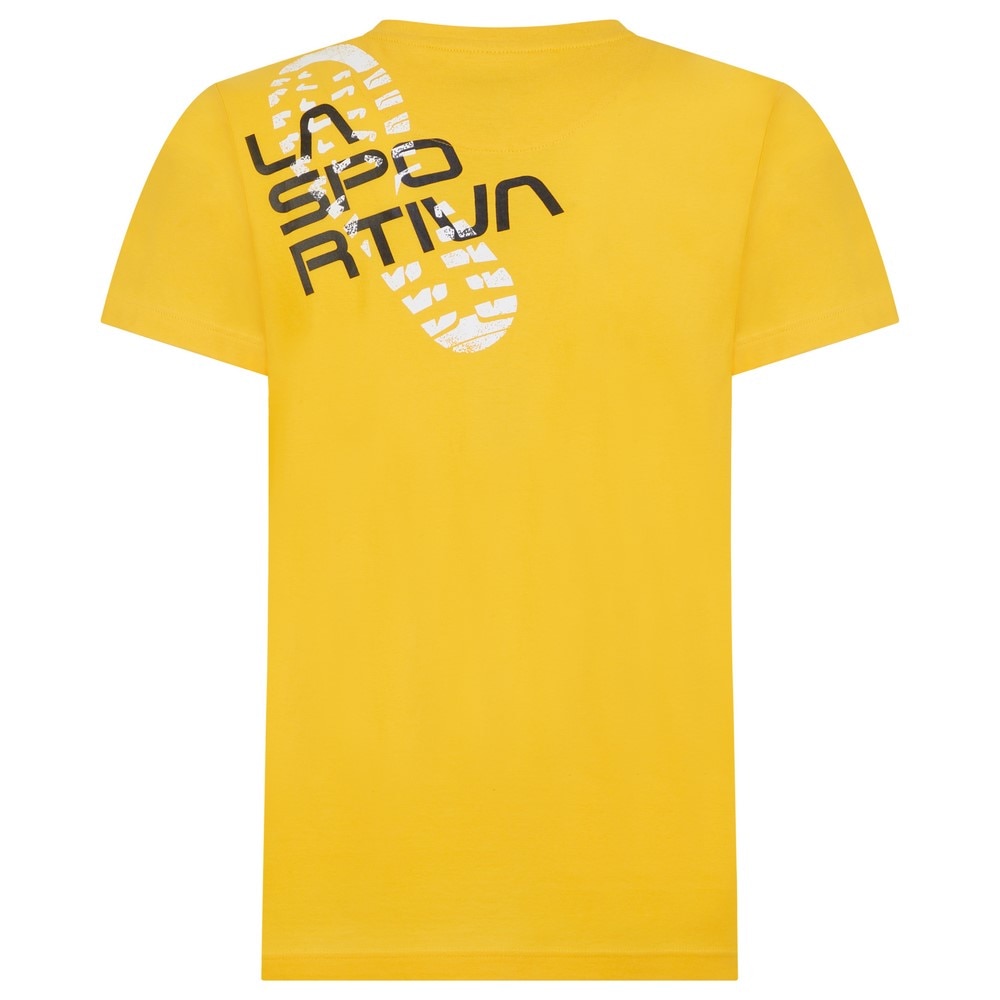 Camiseta de escalada unisex Footstep Tee Yellow La Sportiva - Amarillo Amarillo-2