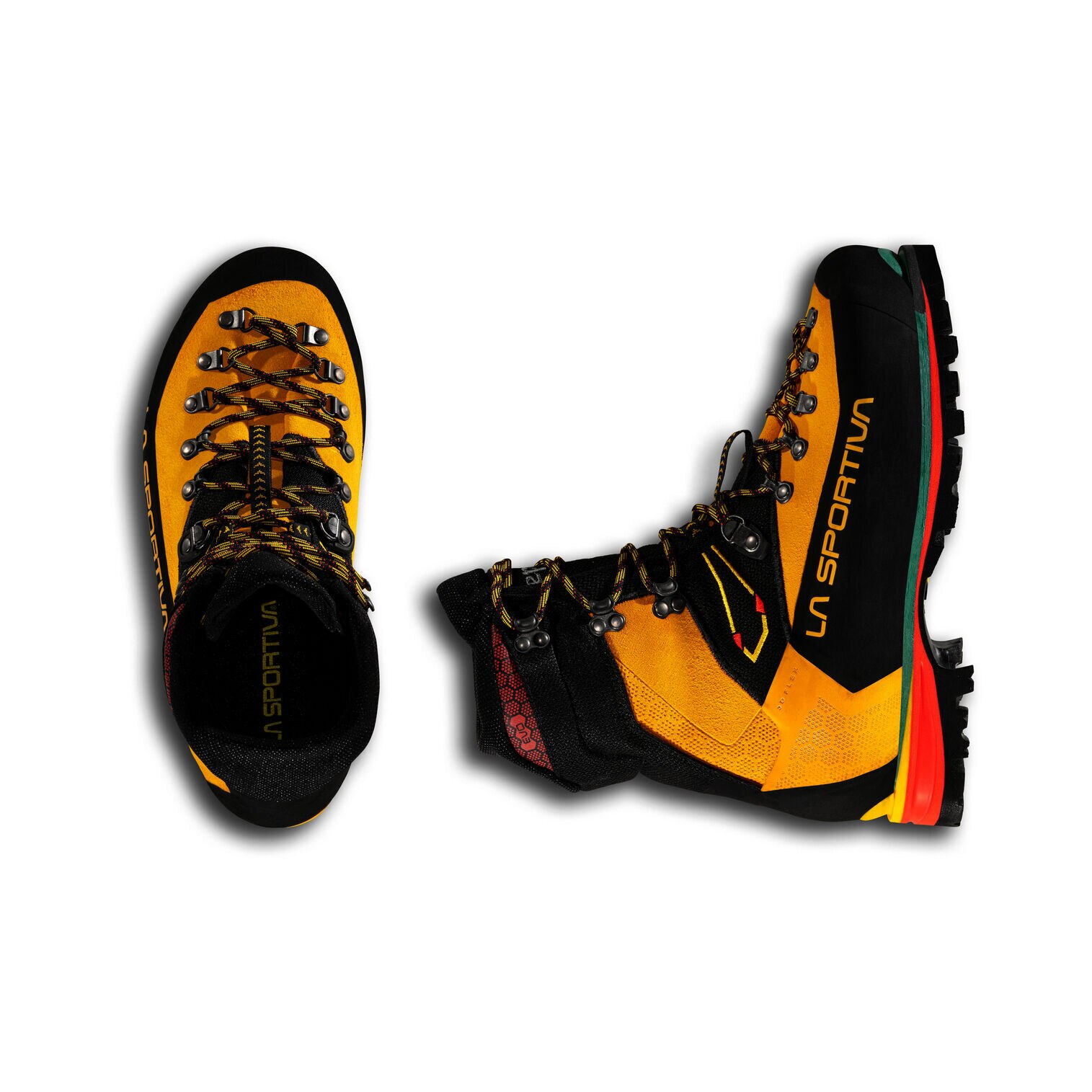 Botas de montaña de hombre Nepal Evo Goretex La Sportiva - Amarillo / Negro Amarillo / Negro-5