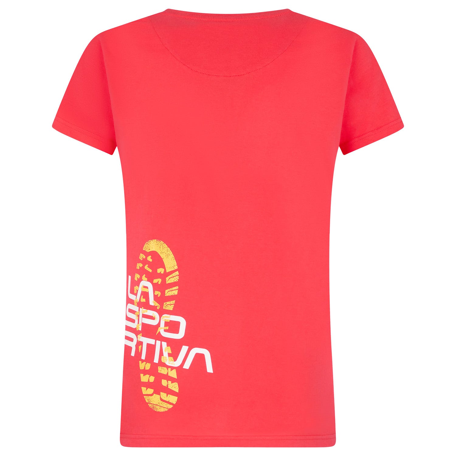 Camiseta de escalada de mujer Footstep Tee Hibiscus La Sportiva - Rojo Rojo-2