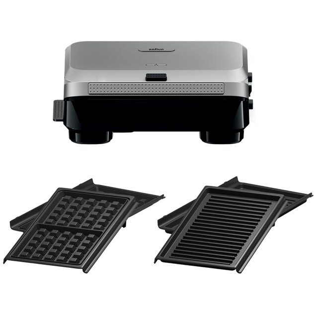 Imagen 0 de Sandwichera gofrera Braun SnackMaker 5 SM5006 3 en 1