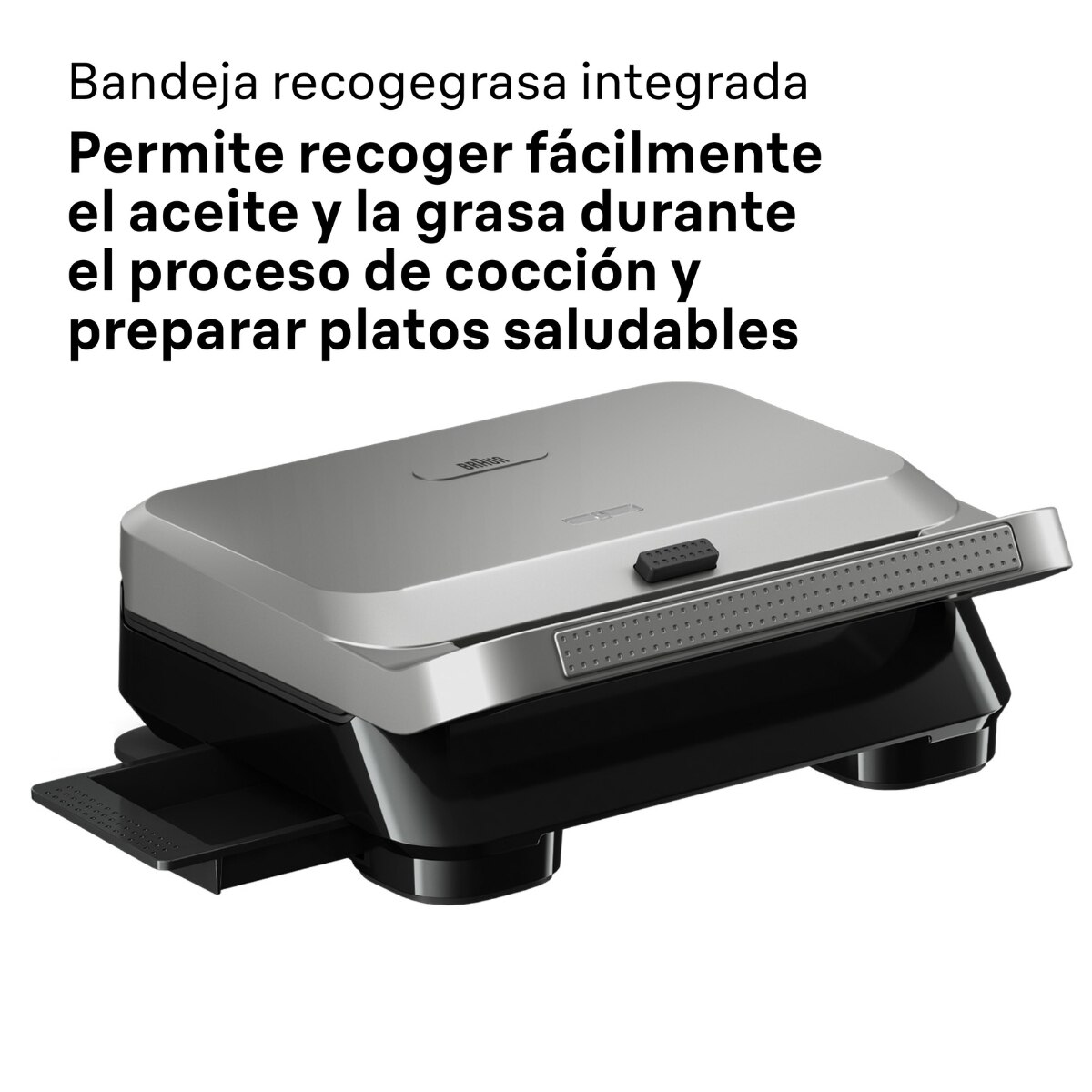 Imagen 4 de Sandwichera gofrera Braun SnackMaker 5 SM5006 3 en 1 - Gris Gris