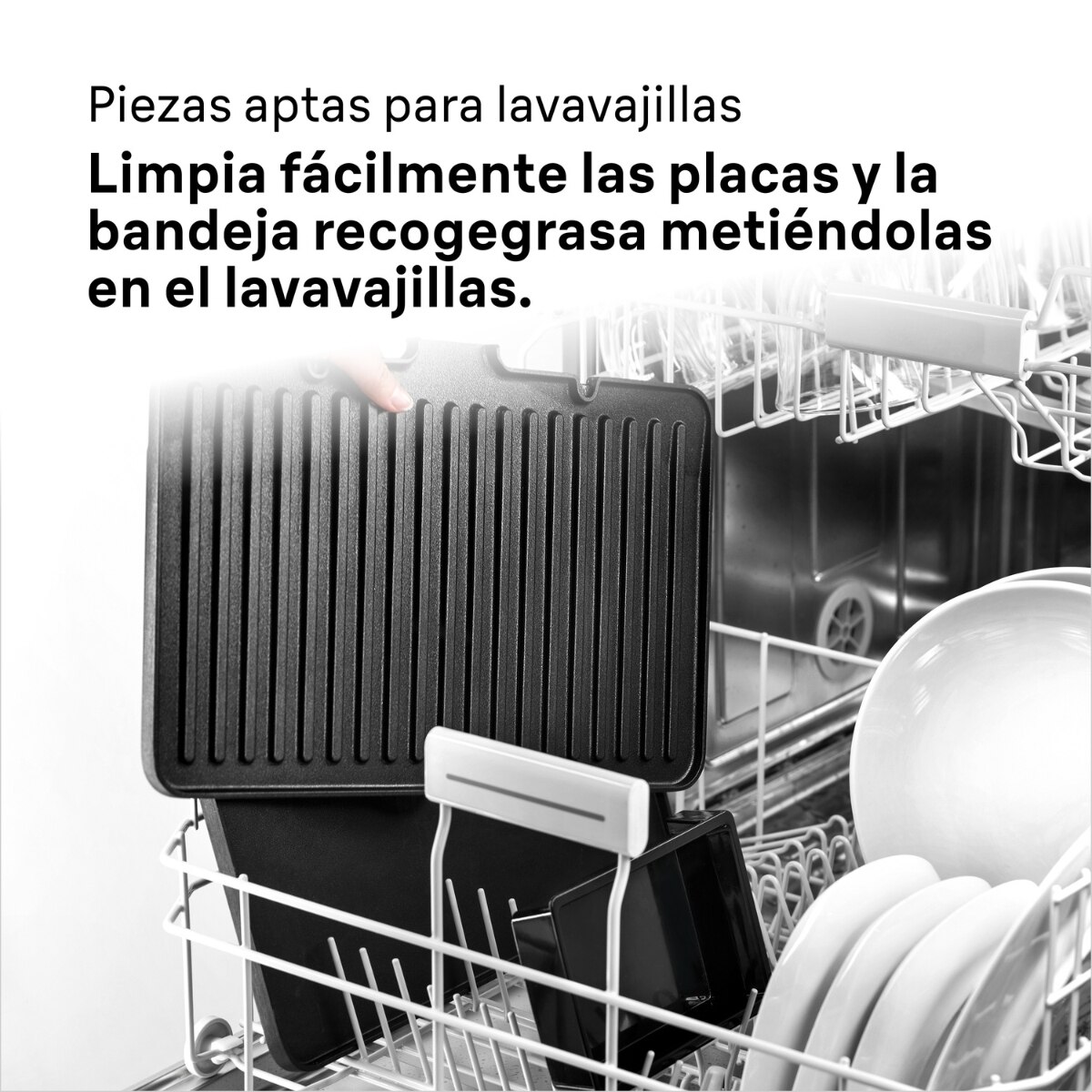 Multi Grill 9 Braun CG9043 3 en 1 con set doble de grills y planchas - Gris acero Gris acero-6