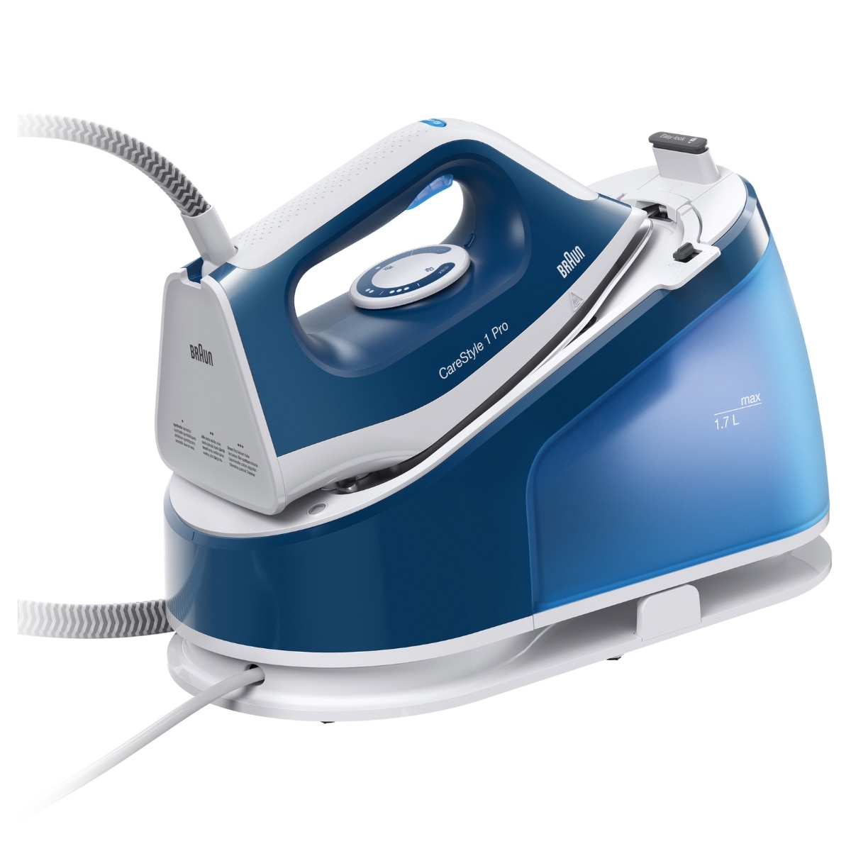 Braun – Centro de planchado Braun CareStyle 1 Pro IS1512BL con potente sistema de vapor.
