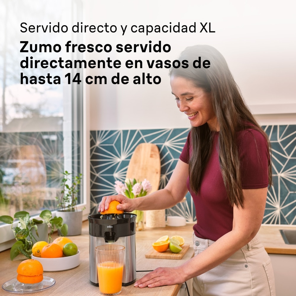 Exprimidor eléctrico Braun CitrusQuick 5 CJ5050BK con sistema antigoteo - Negro Negro-3