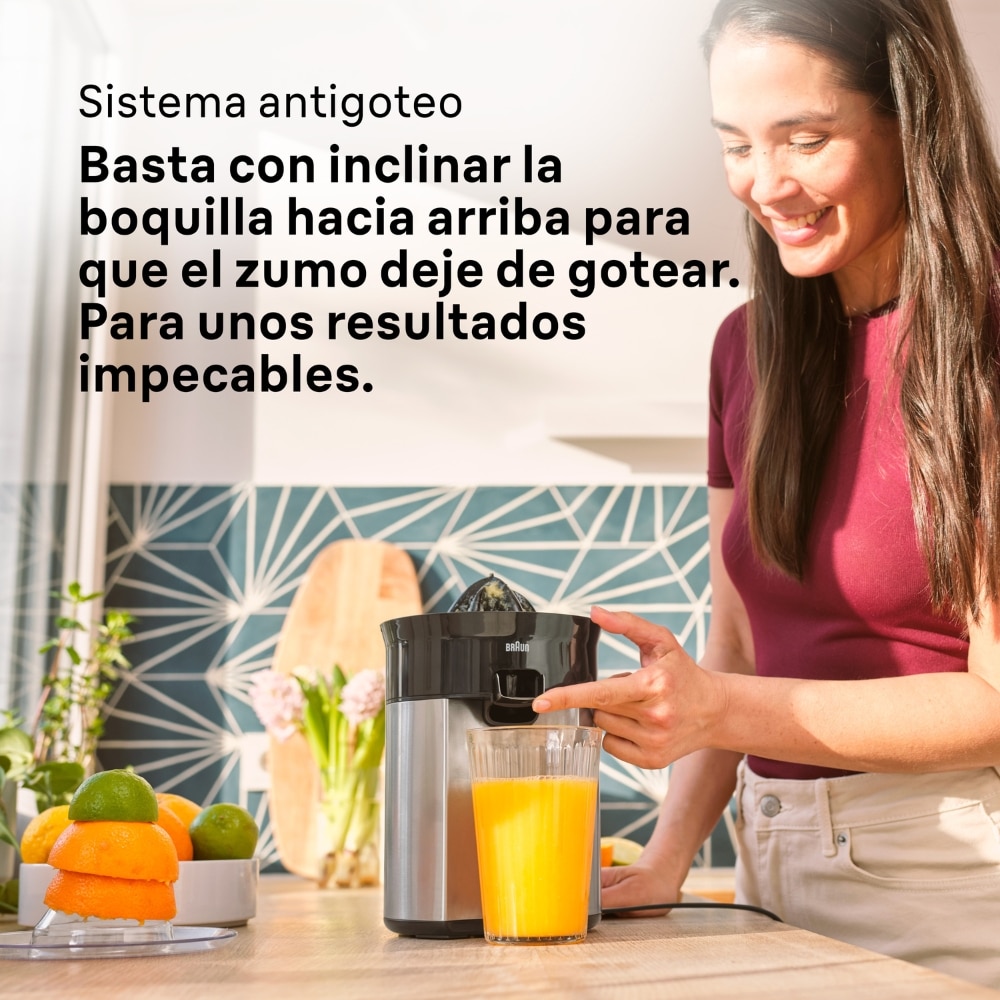 Exprimidor eléctrico Braun CitrusQuick 5 CJ5050BK con sistema antigoteo - Negro Negro-4