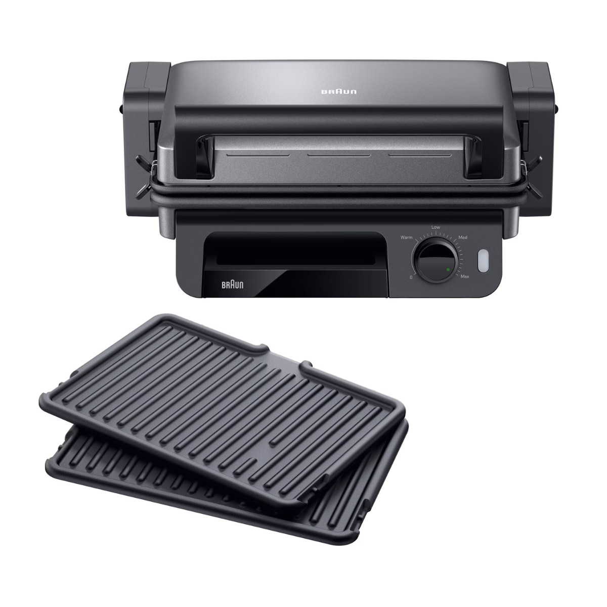 Braun – Multi Grill 5 Braun CG5010IGY 3 en 1 con set de 2 placas de parrilla.