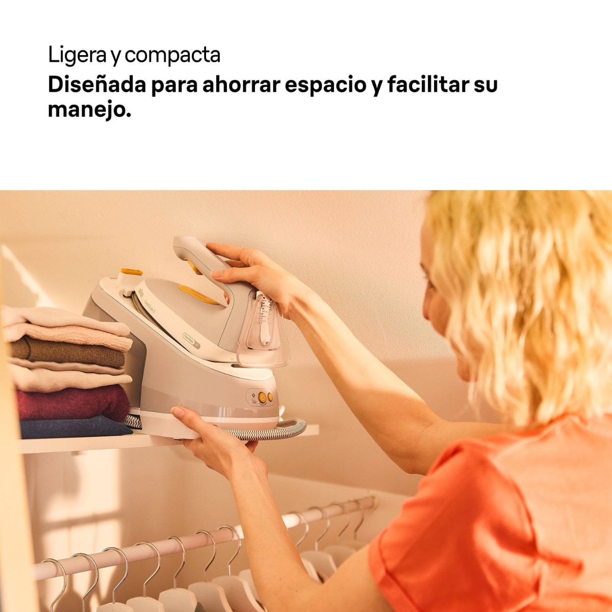 Centro de planchado Braun CareStyle 3 IS3231GY con asa abierta ergonómica - Gris Gris-5