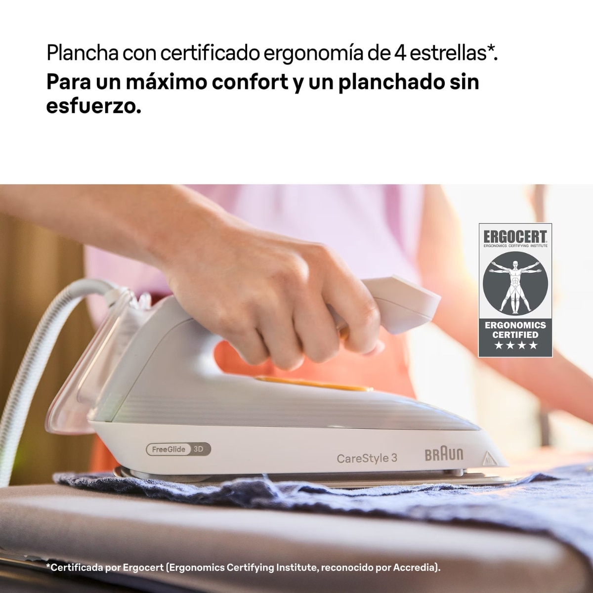 Centro de planchado Braun CareStyle 3 IS3231GY con asa abierta ergonómica - Gris Gris-6