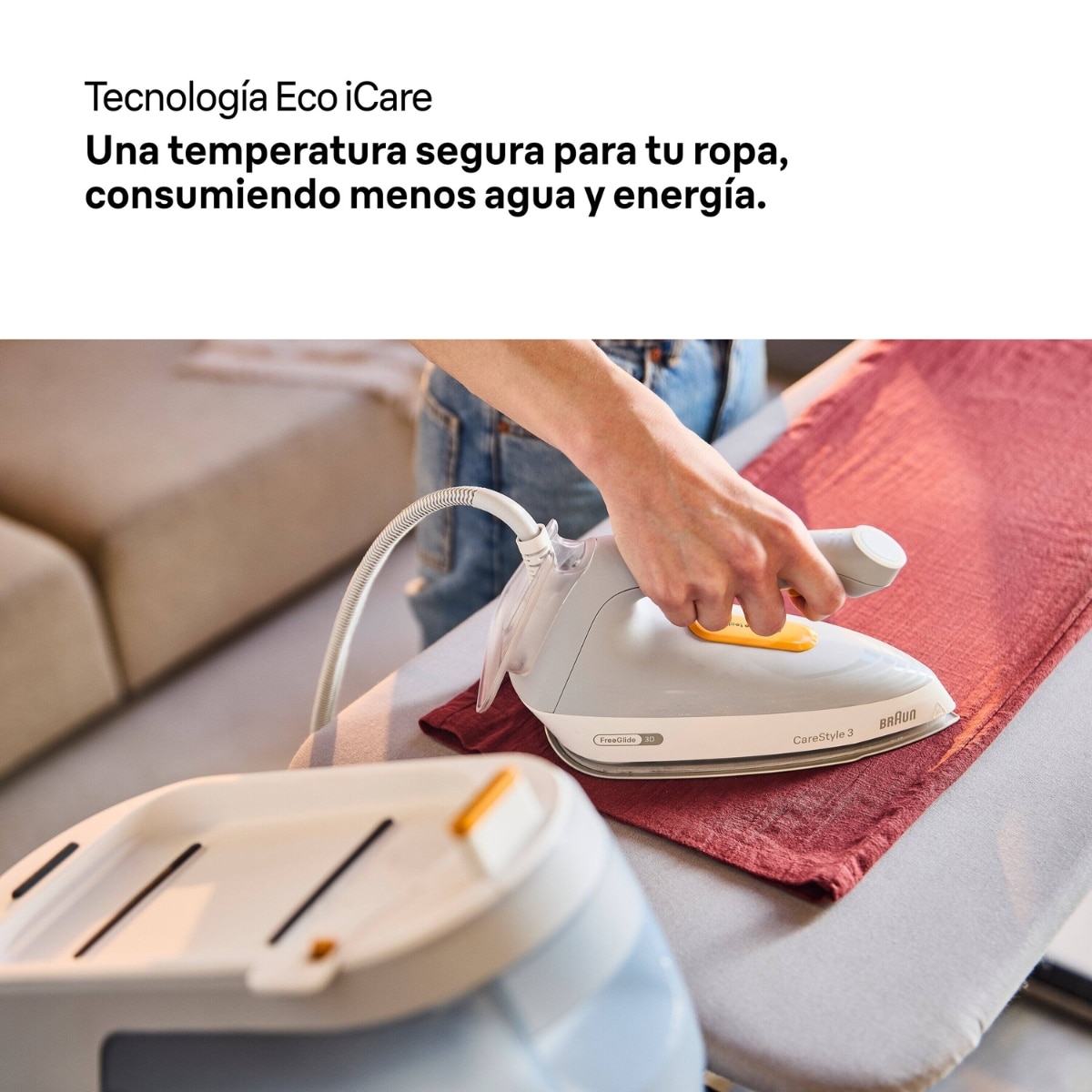 Centro de planchado Braun CareStyle 3 IS3231GY con asa abierta ergonómica - Gris Gris-7