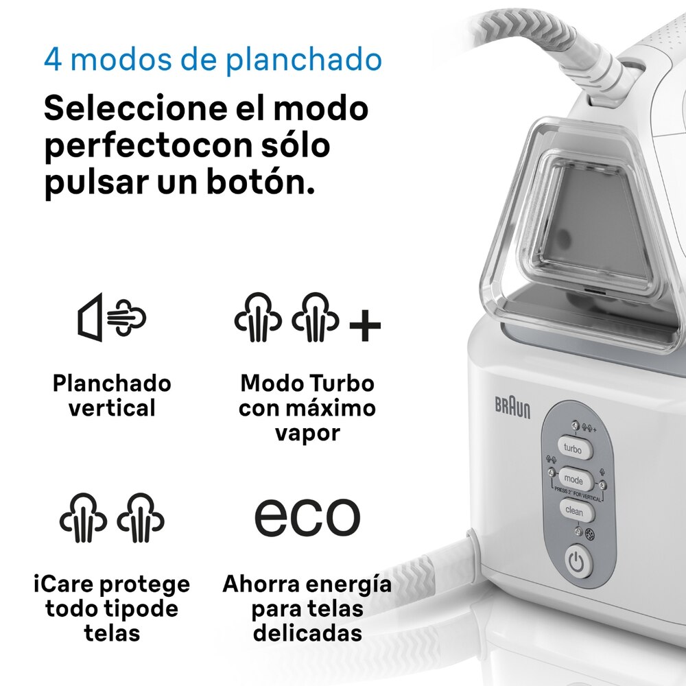 Centro de planchado Braun CareStyle 3 IS3155VI con suela FreeGlide 3D y ...