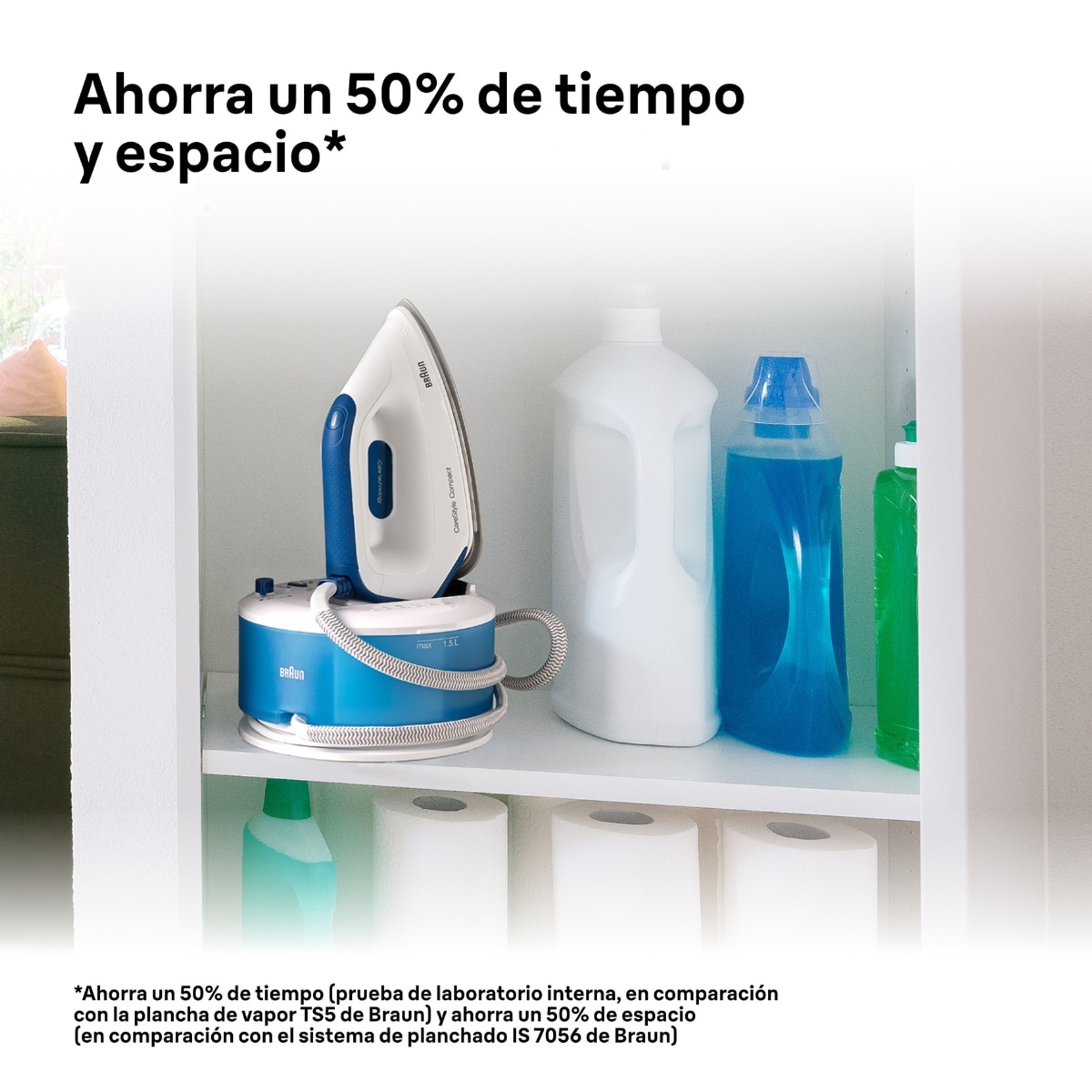 Thumbnail 5 de Braun CareStyle Compact IS2143BL - Centro de Planchado Silencioso🧴