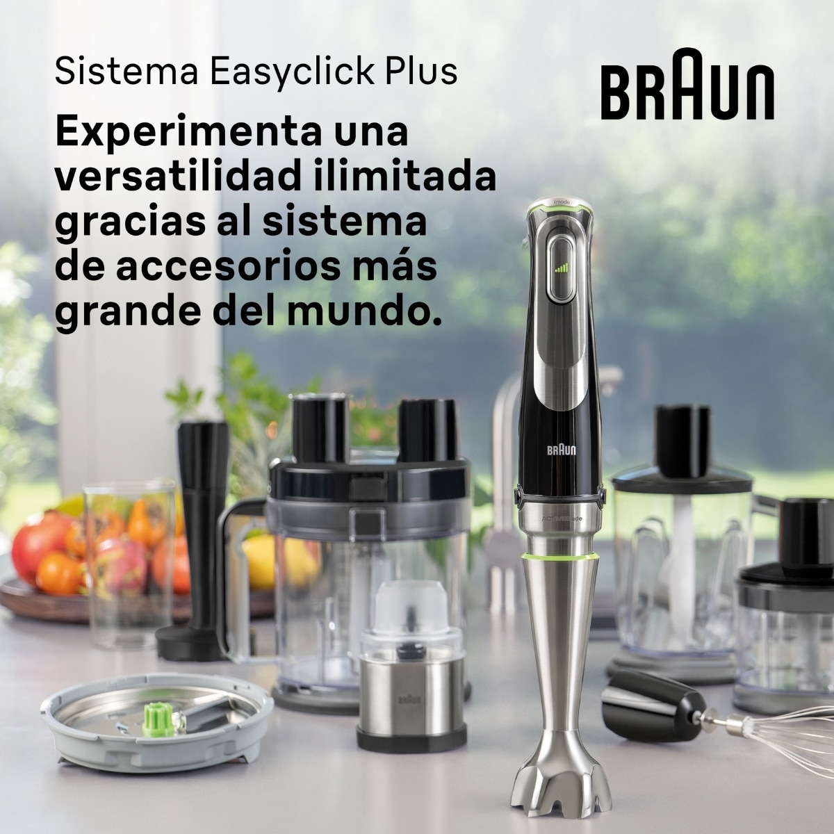 Imagen 5 de Batidora de mano Braun MultiQuick 9 MQ9147X con 6 accesorios - Negro Negro