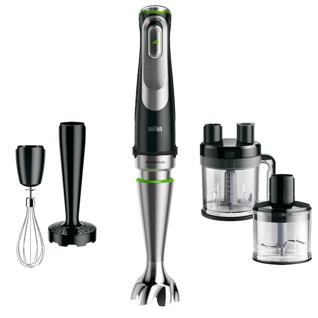 Imagen 0 de Batidora de mano Braun Minipimer 9 MQ9187XLI con 13 accesorios.