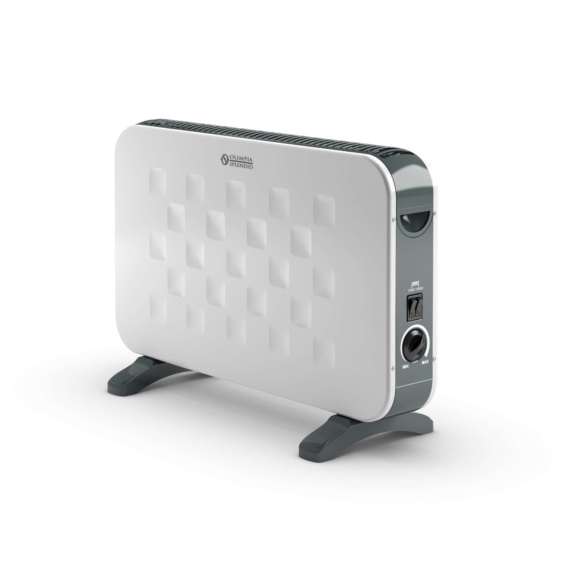 Imagen 0 de Convector Olimpia Caleo Metal con estructura metálica Blanco / Gris