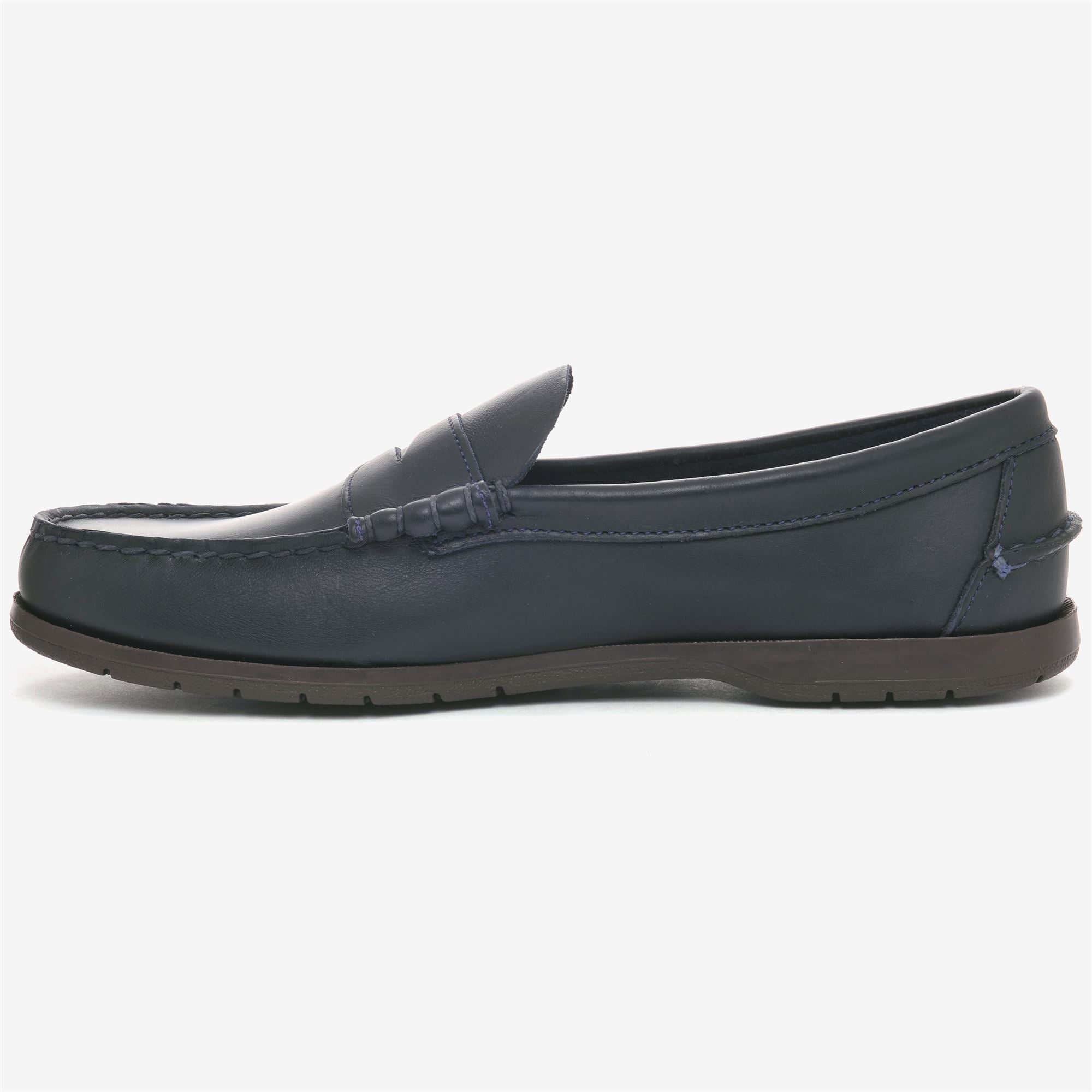 Náuticos de hombre de piel con cordones - Sebago - Azul Azul-3