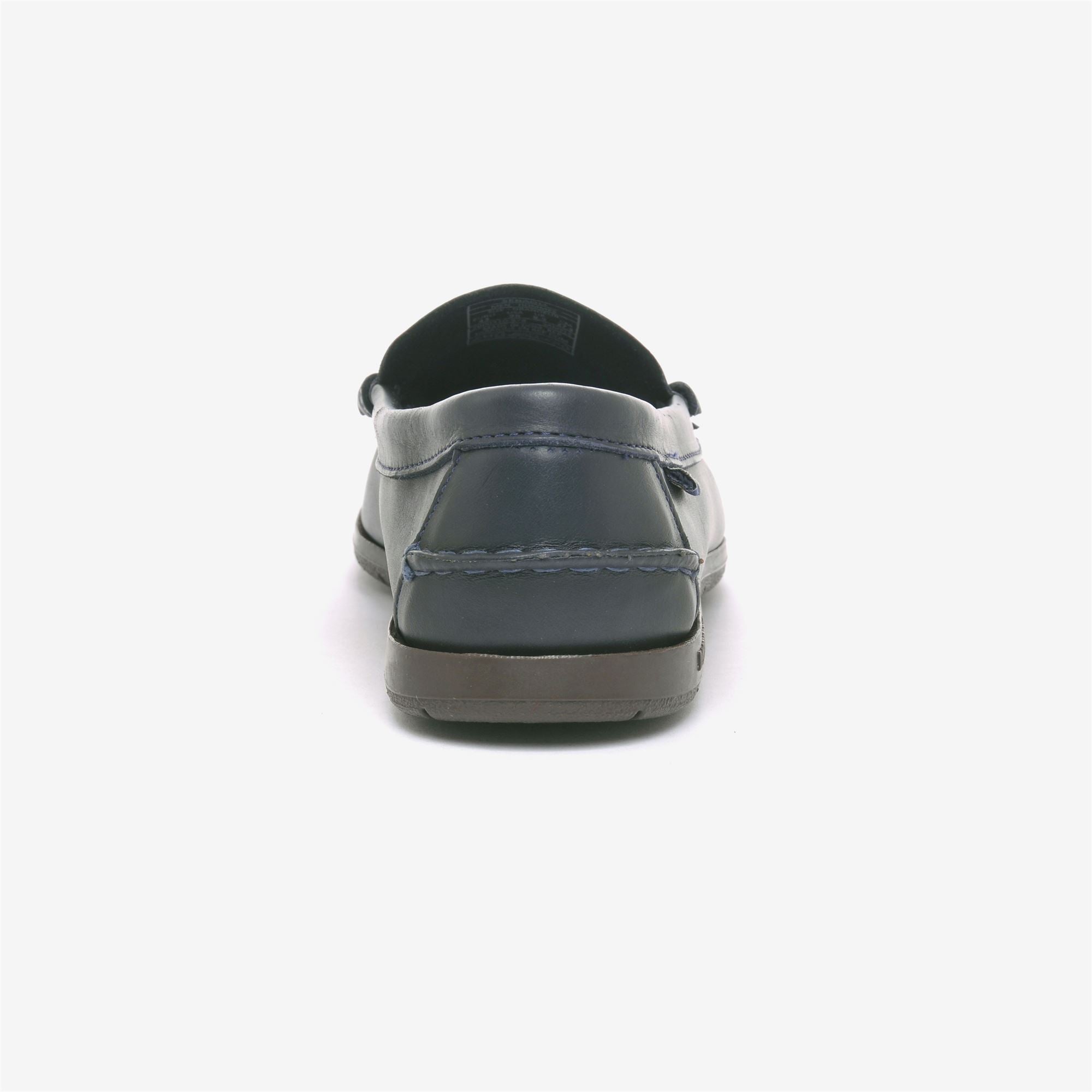 Náuticos de hombre de piel con cordones - Sebago - Azul Azul-4