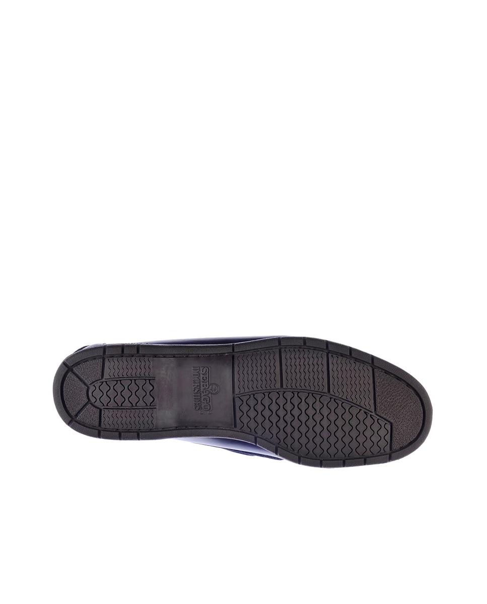 Nautico piel engrasada - Sebago - Azul Azul-5