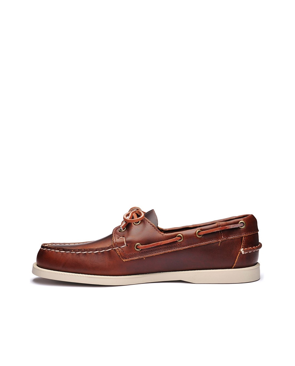 Náuticos de hombre de piel en color - Sebago - Marrón Marrón-3