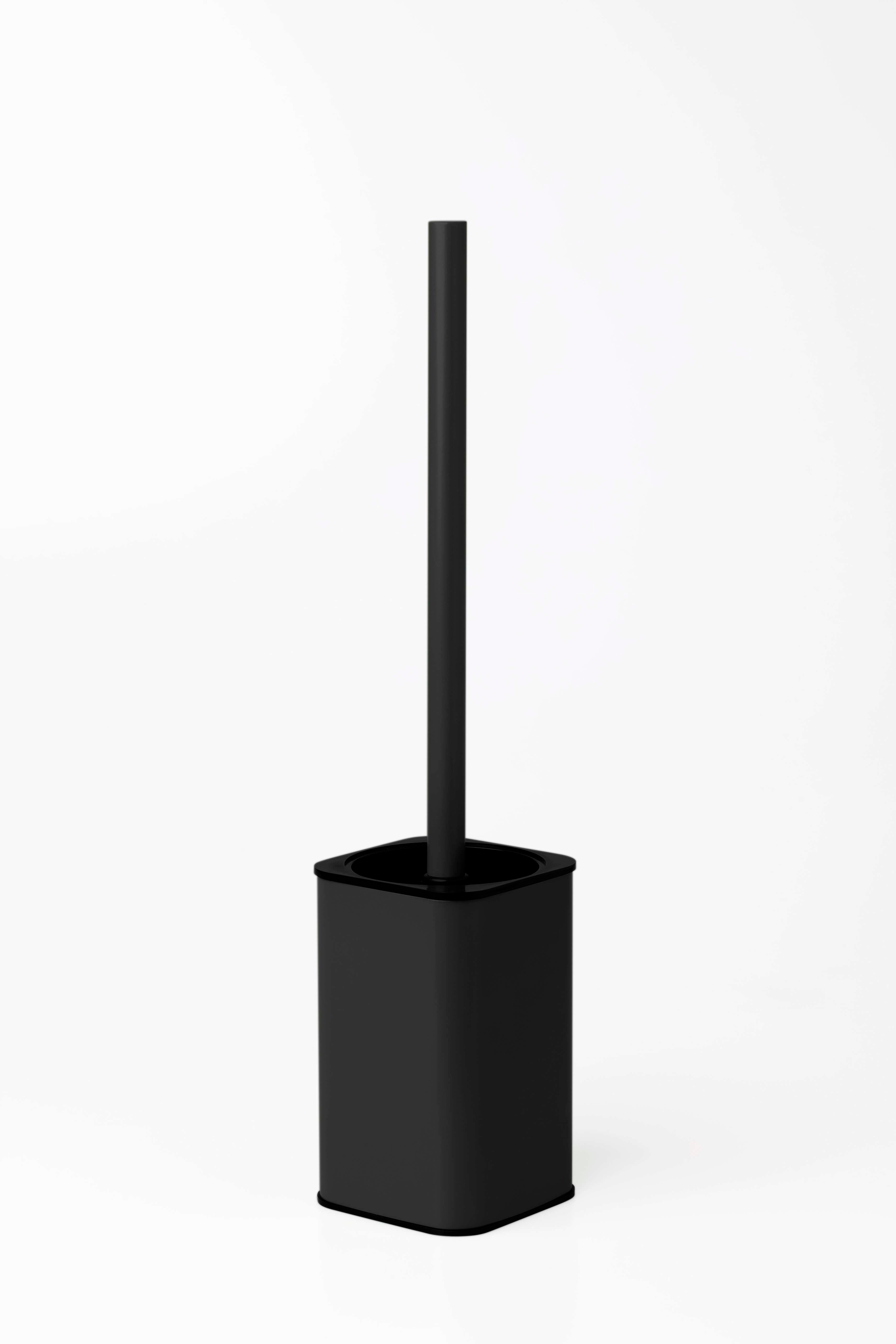 Imagen 1 de Escobillero de pared Colección Slim Manillons Torrent - Negro mate Negro mate