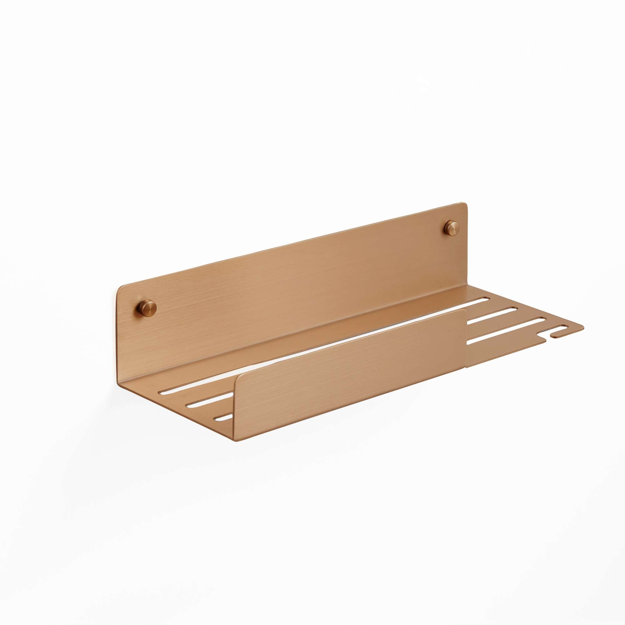 Imagen 1 de Repisa de ducha con percha Manillons Torrent - Bronce Mate Bronce Mate