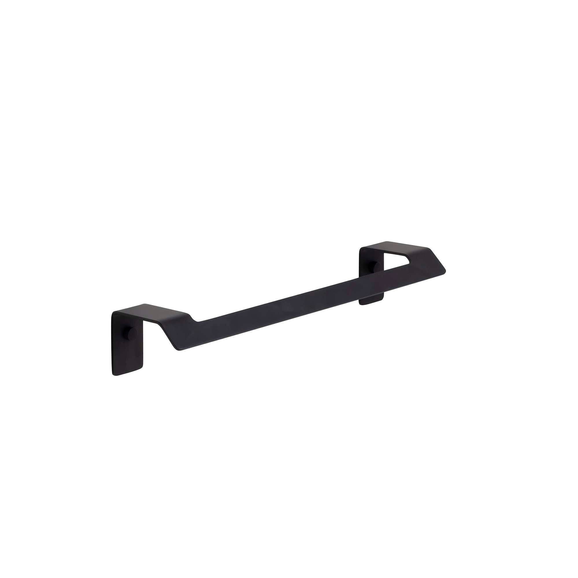 Imagen 1 de Toallero Barra Colección Slim Manillons Torrent - Negro mate 35 cm Negro mate