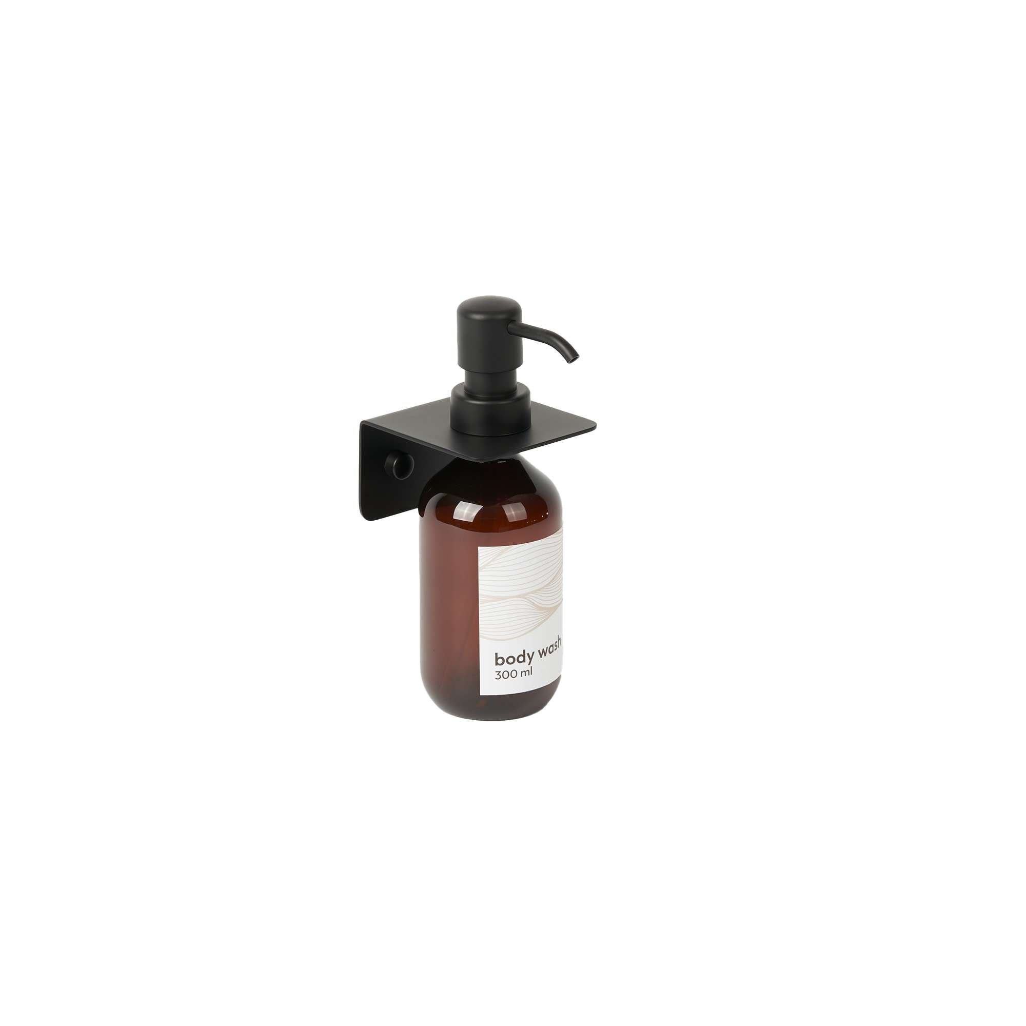 Imagen 1 de Dispensador individual de pared Manillons Torrent - Negro mate Negro mate