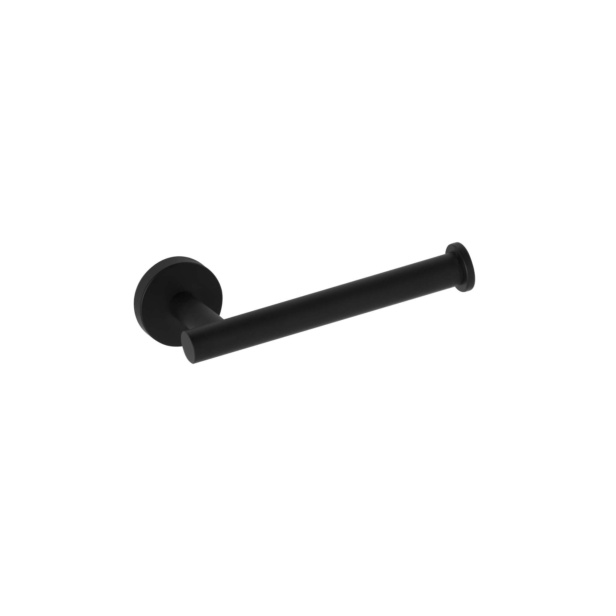 Imagen 0 de Portarrollos sin tapa Dual Fix Colección Neo Manillons Torrent Negro mate