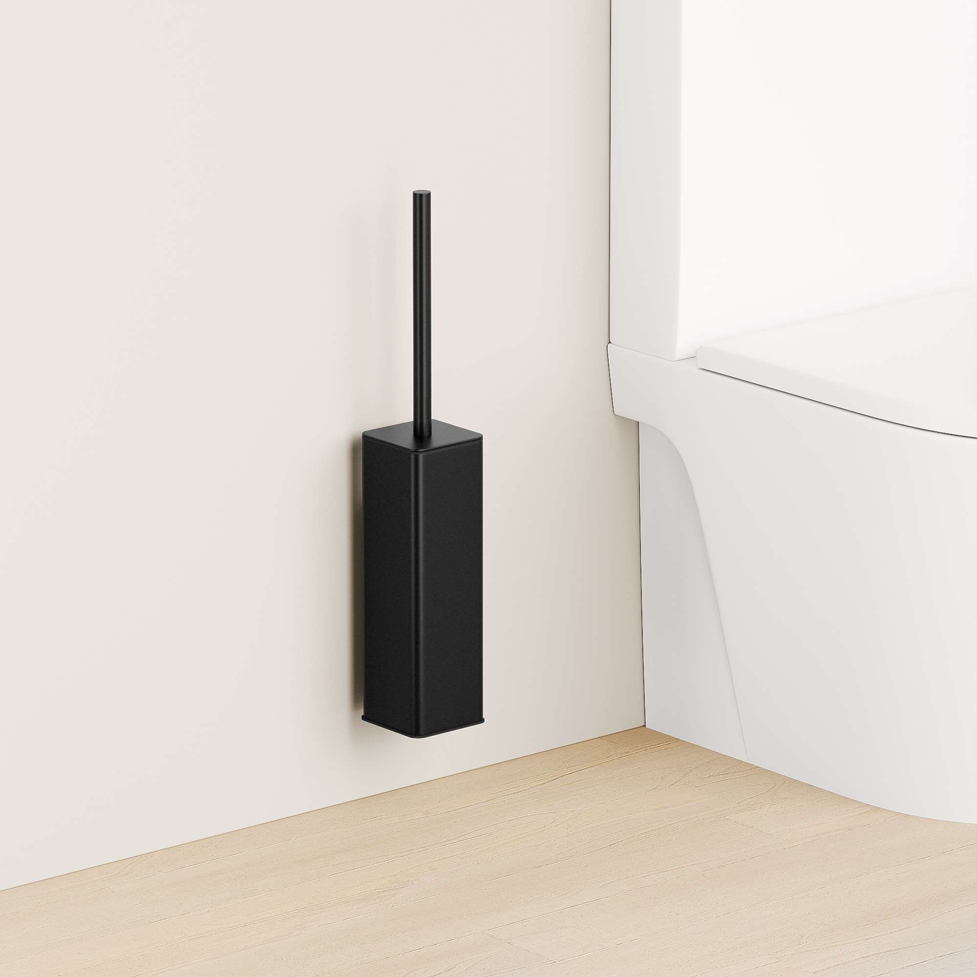 Imagen 2 de Escobillero de pared Colección Tomo Manillons Torrent - Negro mate Negro mate