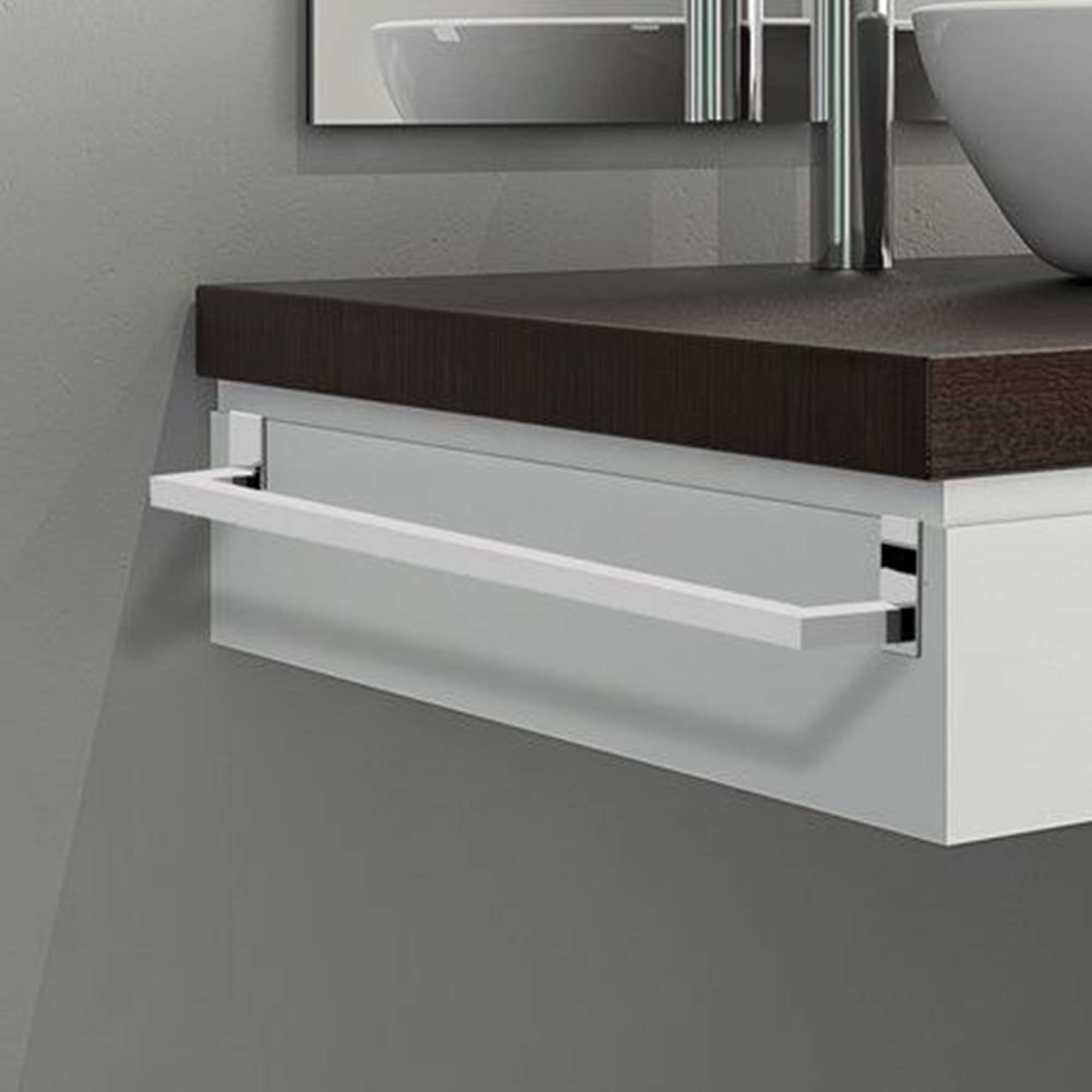 Toallero barra de mueble lateral Manillons Torrent - Cromo Cromo-2