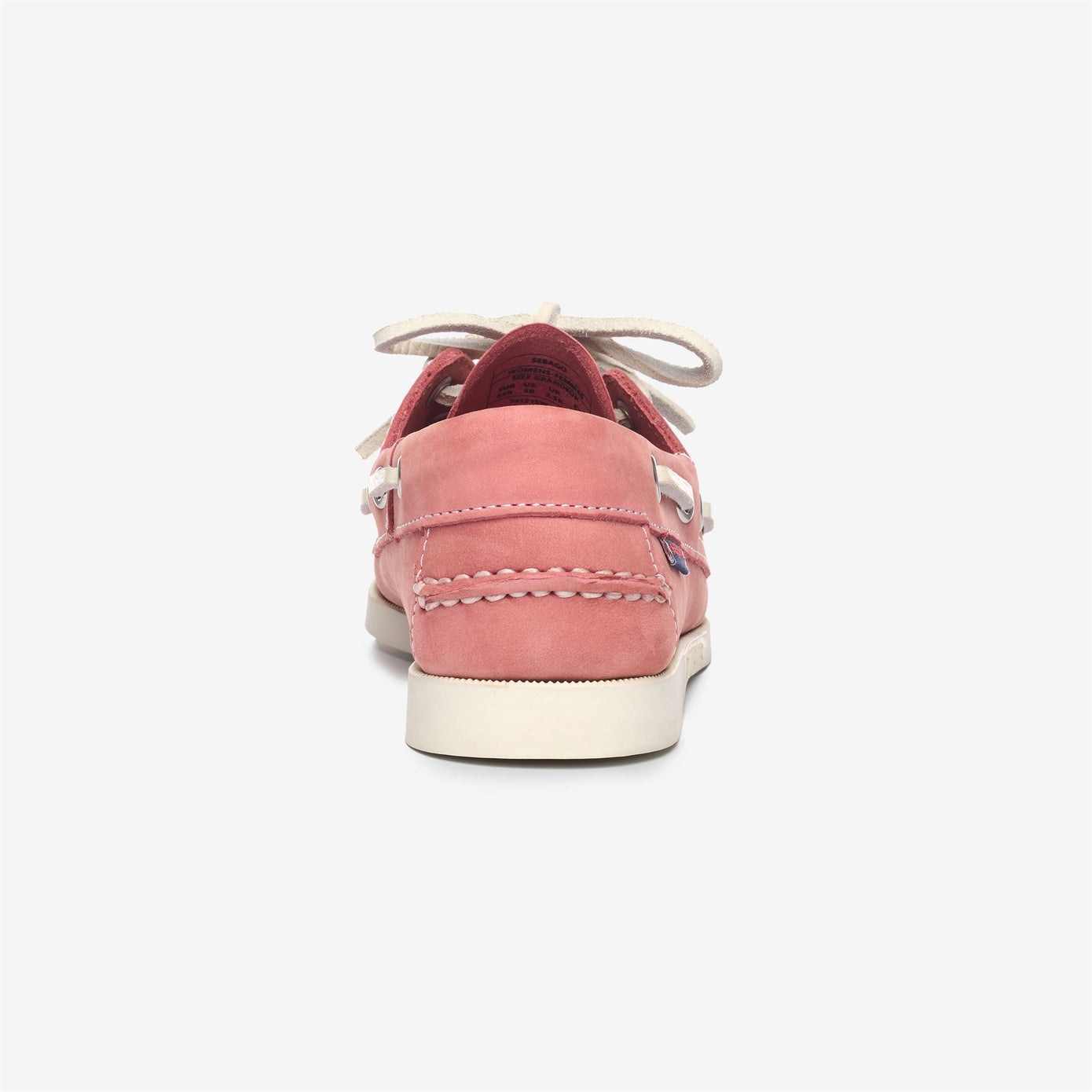 Náuticos de mujer de piel nobuk hechos a mano - Sebago - Rosa Rosa-2