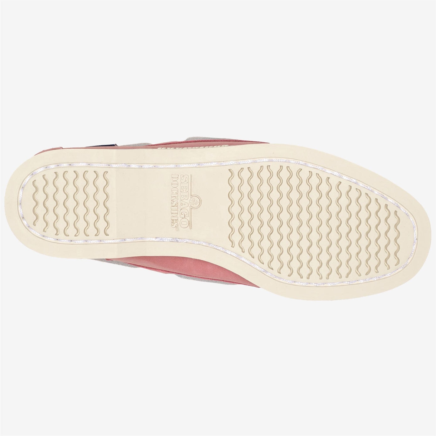 Náuticos de mujer de piel nobuk hechos a mano - Sebago - Rosa Rosa-4