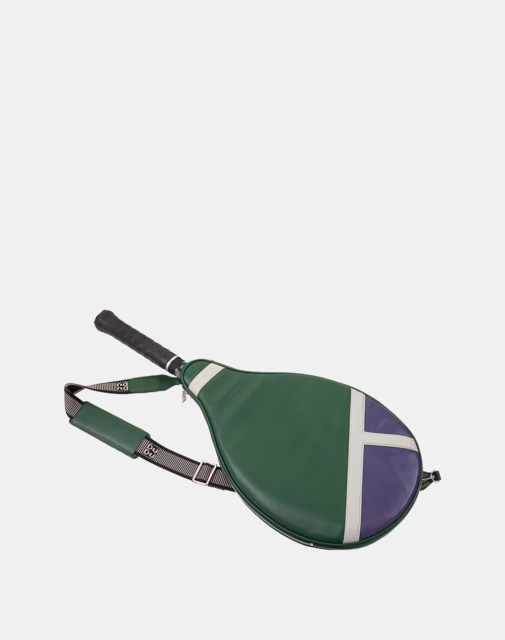Imagen 0 de Funda para raqueta de tenis de piel con cremallera