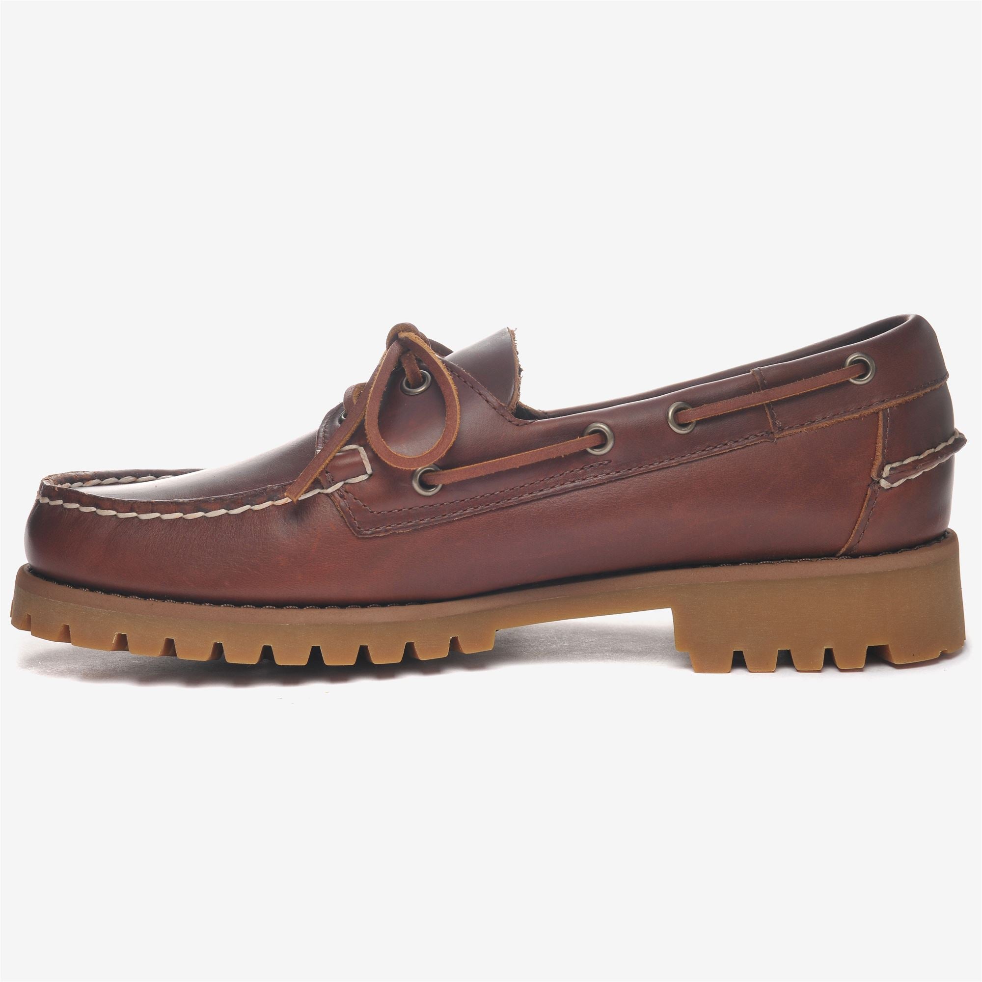 Imagen 2 de Náuticos de hombre de piel con cordones - Sebago - Marrón Marrón