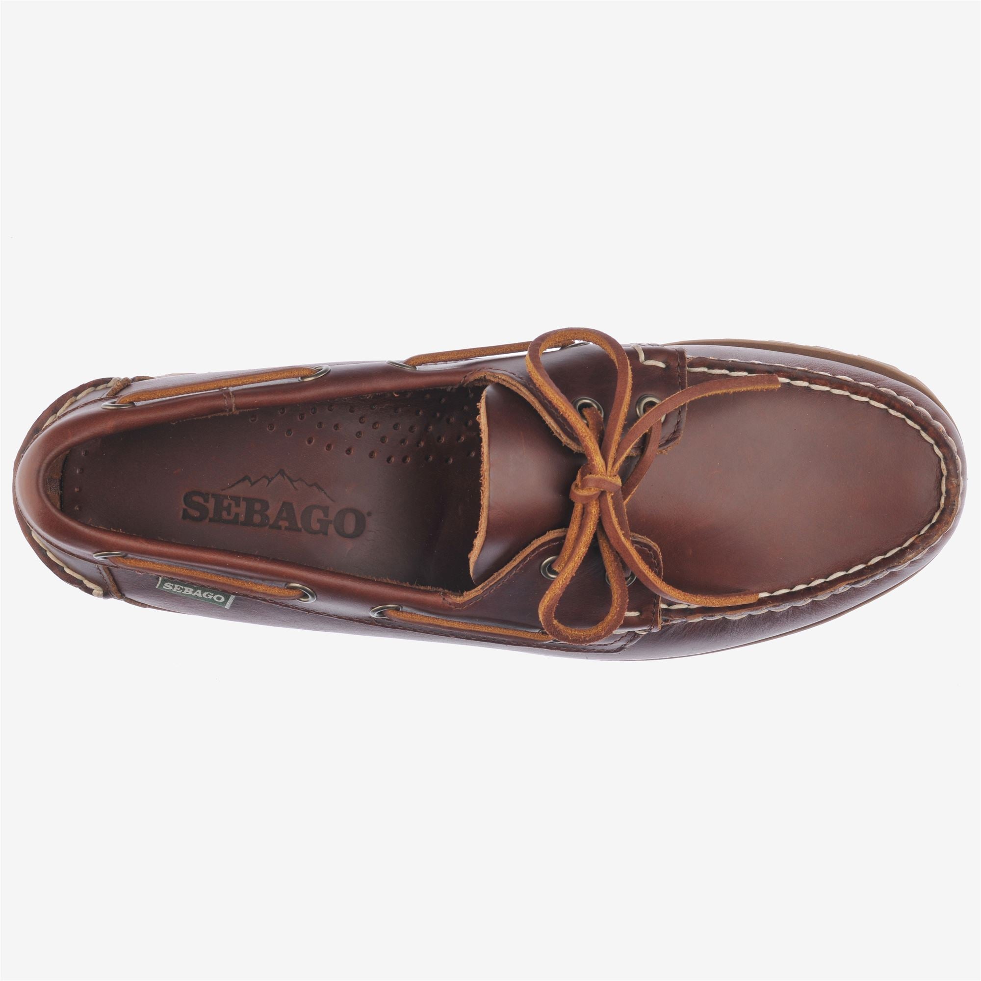 Imagen 4 de Náuticos de hombre de piel con cordones - Sebago - Marrón Marrón